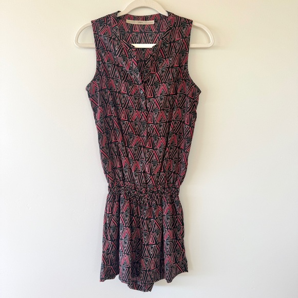 Gibson Geometric Print Romper - XS - Picture 1 of 8